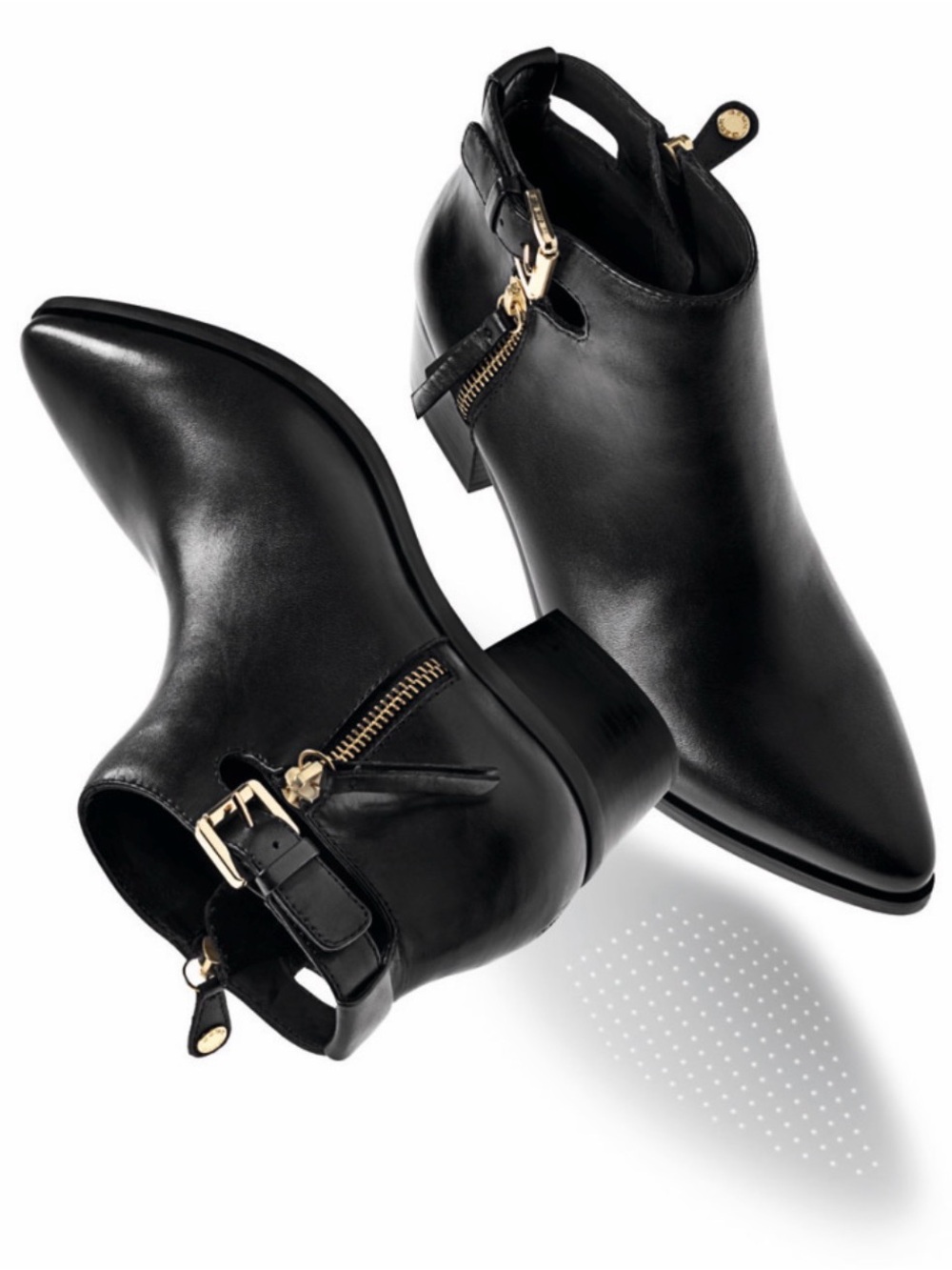Geox Lia Leather Ankle Booties